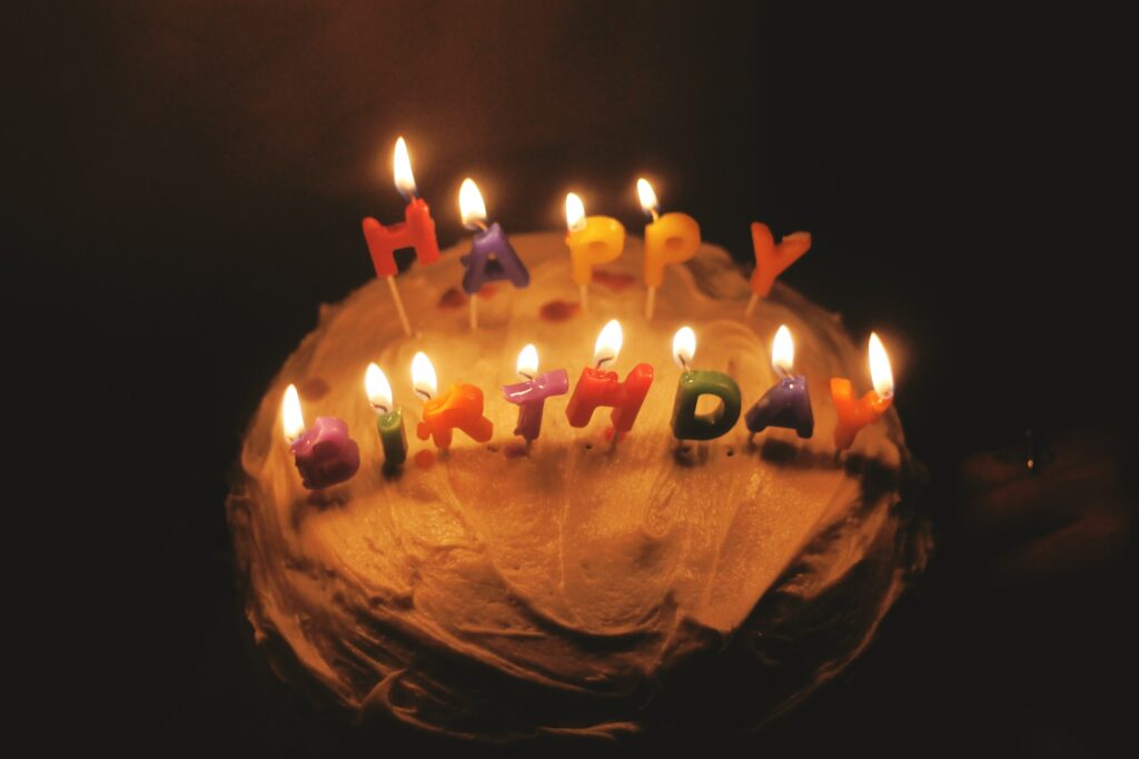 Geburtstagstorte, Happy Birthday, Candles, Kerzen