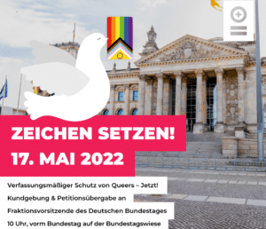 Zeichen Setzen! 17. Mai 2022
