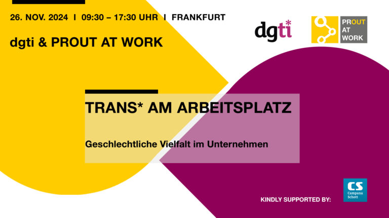 Bild ProutAtWork mit dgti Trans* am Arbeitsplatz