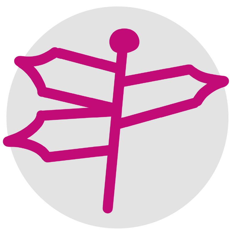 Icon: Wegweiser