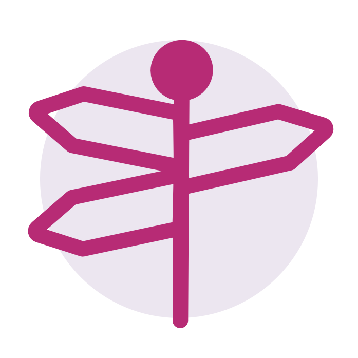 Icon Wegweiser